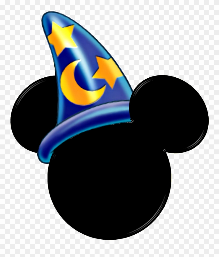 Mickey Mouse Icon Clip Art - Sorcerer Mickey Mouse Head - Png Download