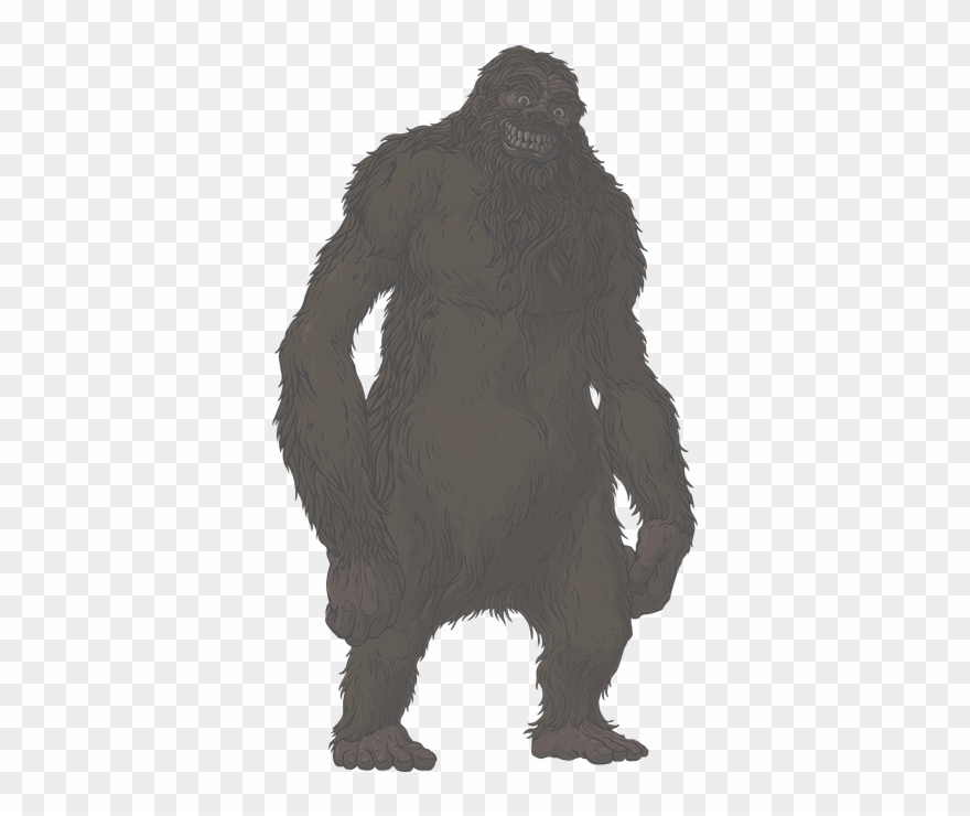Bigfoot Png Transparent Clip Art Freeuse Download - Siamang