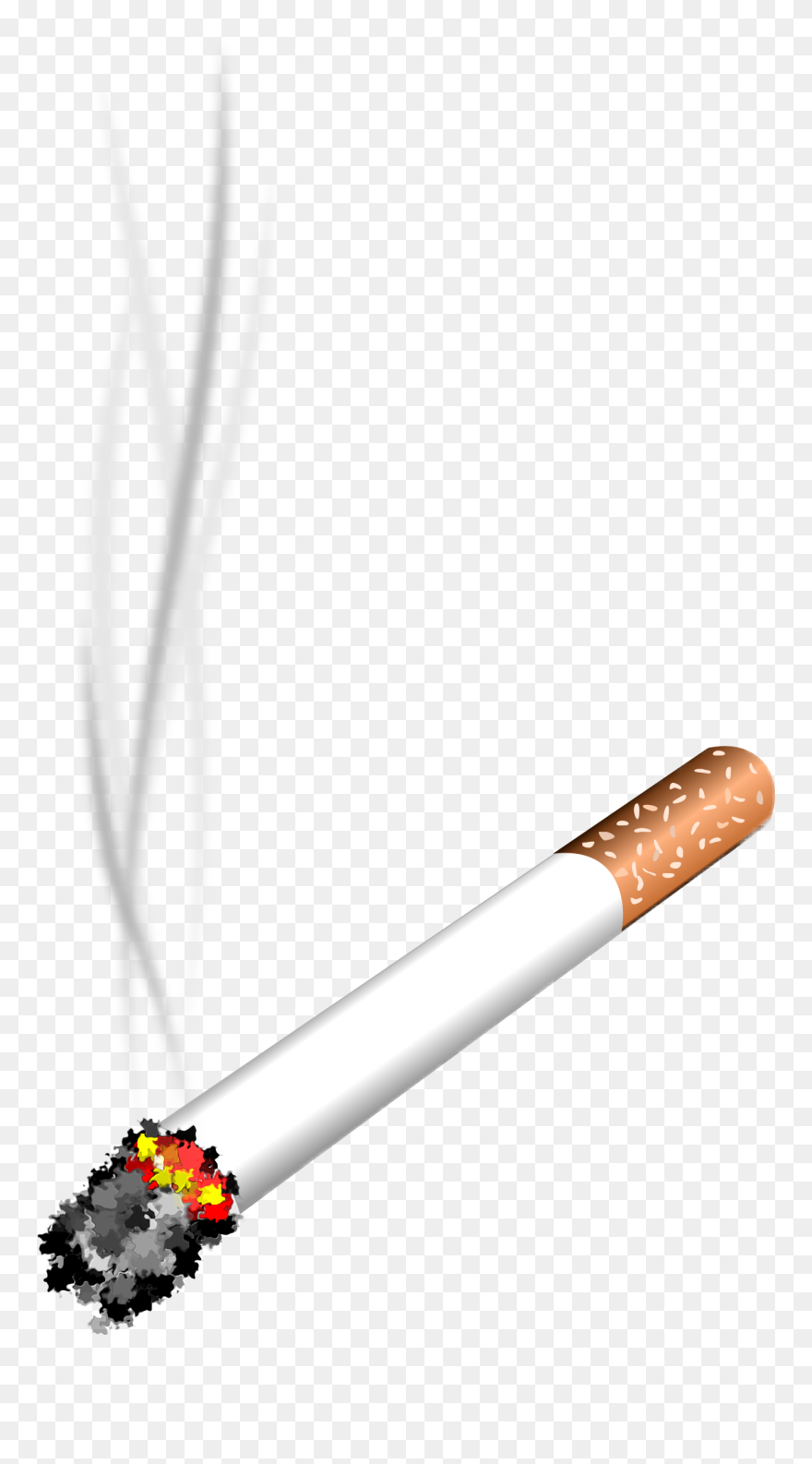 Vector Royalty Free Cigarette Smoke Clipart - Cigarette Png Transparent Png