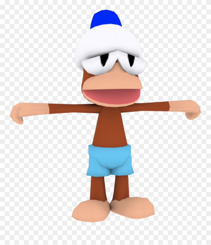 Png Library Library Light Blue Academy Model - Ape Escape Green Monkey Clipart