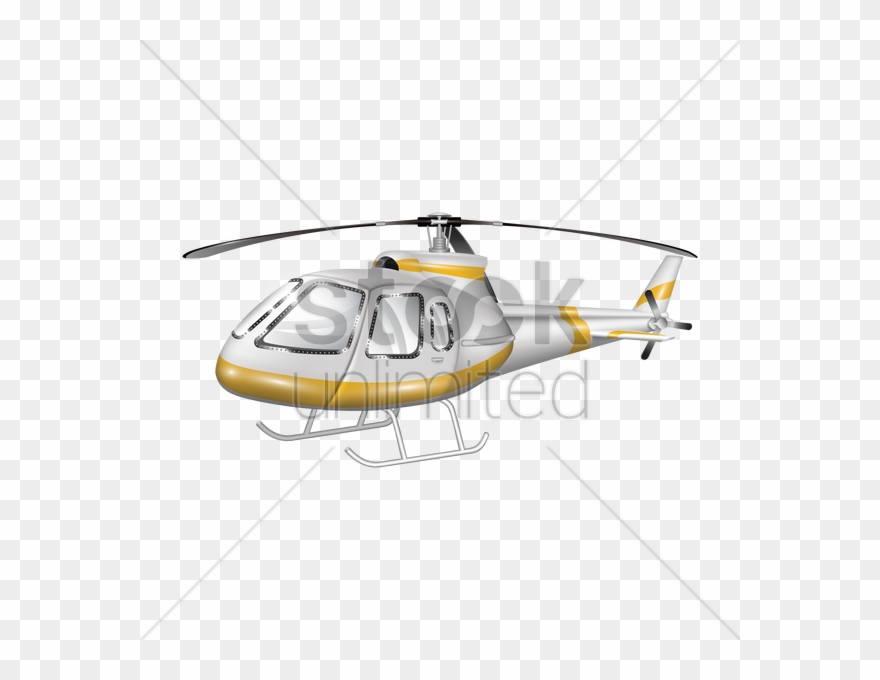Helicopter Clipart Helicopter Rotor Clip Art - Helicopter - Png Download