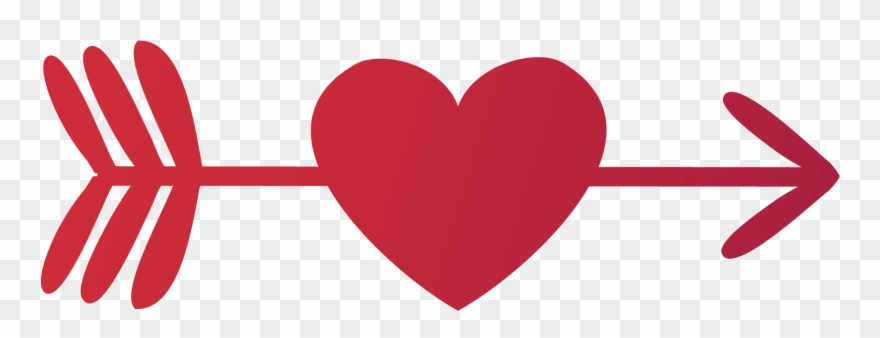 Russia Vector Love - Heart And Arrow Png Clipart