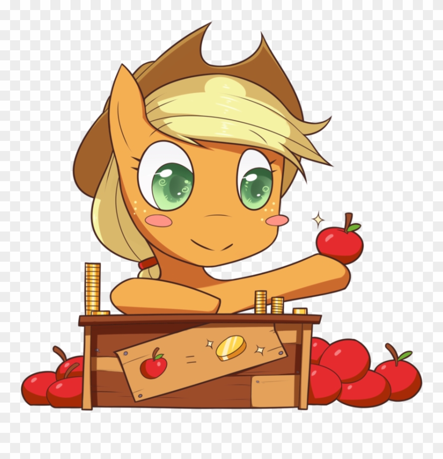 Apple, Applejack, Apple Stand, Artist - Applejack Clipart