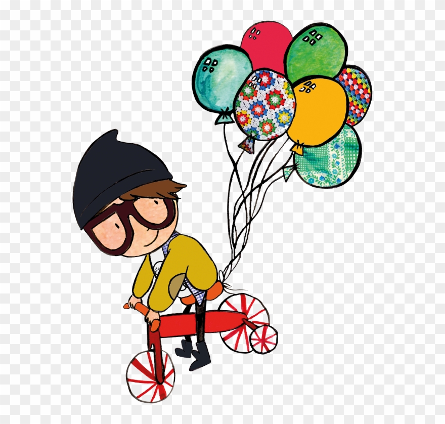 Harry On Bike - Hipster Harry Counts Clipart