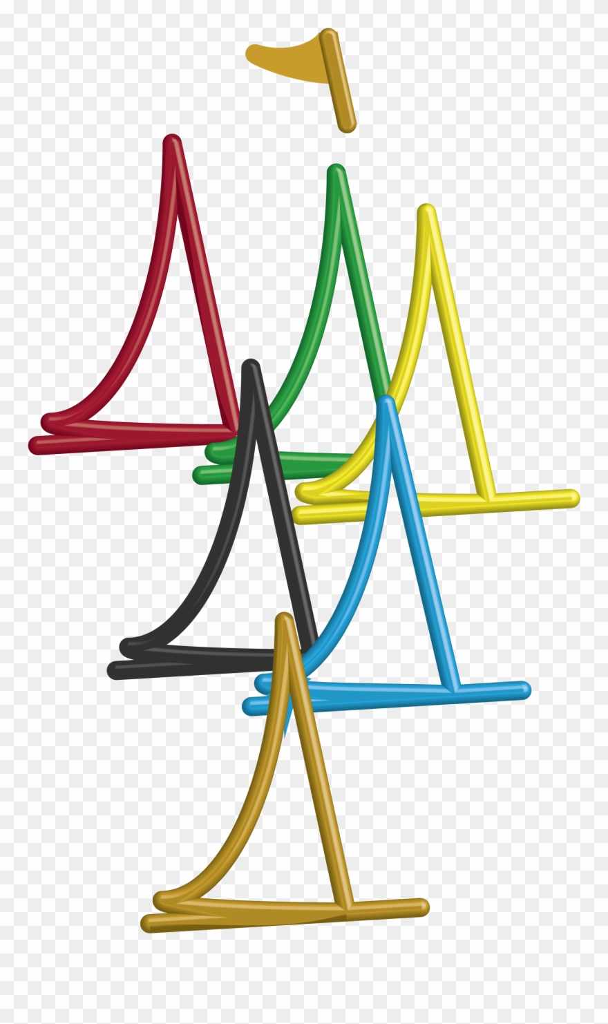 2018 Vintage Yachting Games Clipart