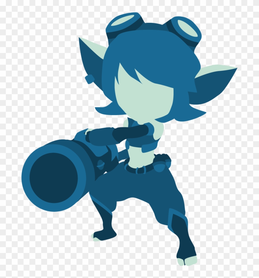 Tristana From Lol (blue) By Cakesake - League Of Legends Vector Clipart
