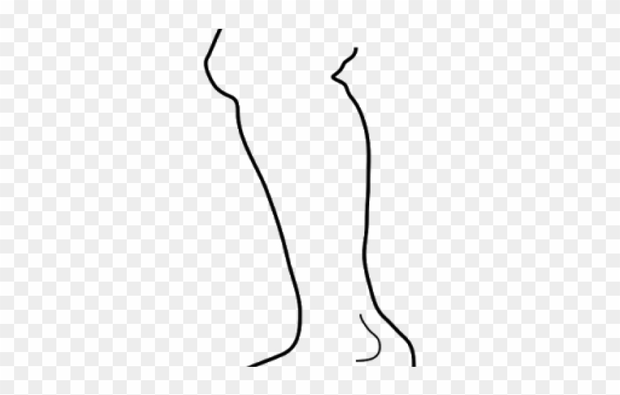Legs Clipart Foot Outline - Foot - Png Download