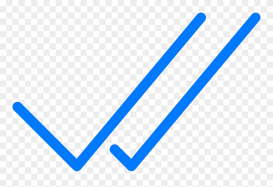 Tick Mark Png Icon For Kids - Whatsapp Blue Tick Transparent Clipart