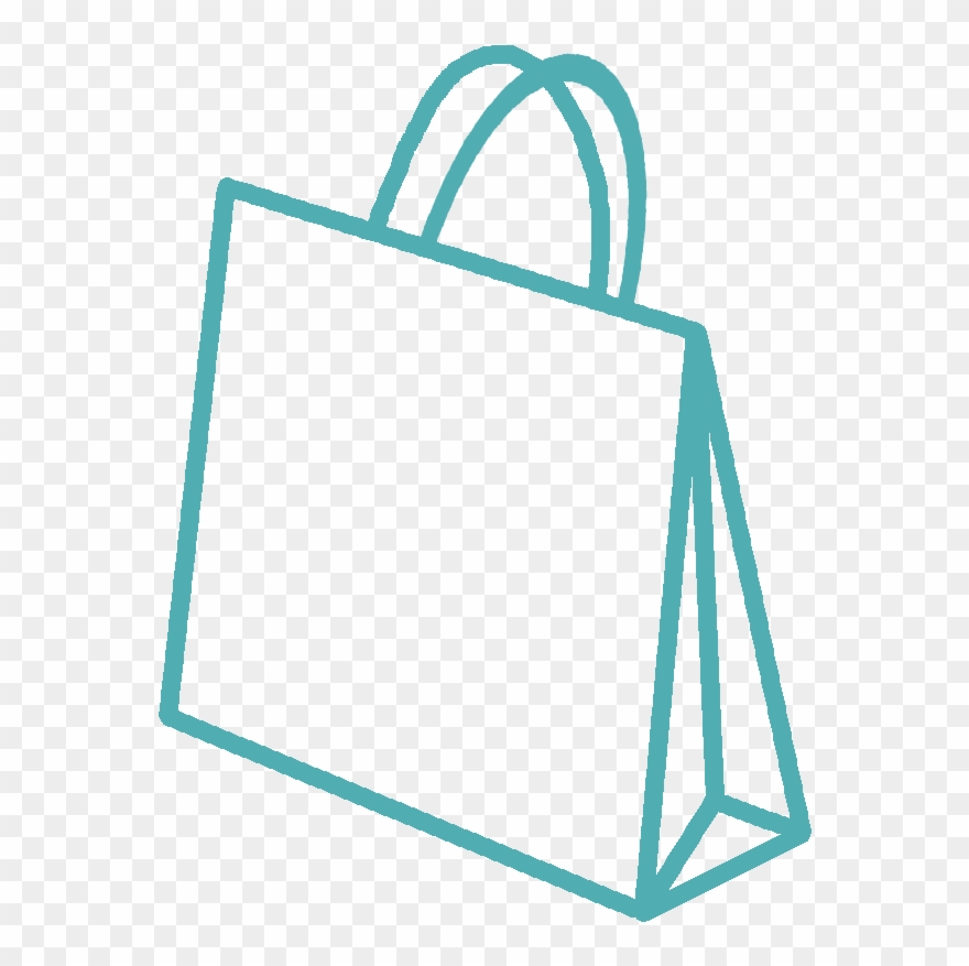 Twisted Handle Paper Bags - Handbag Clipart