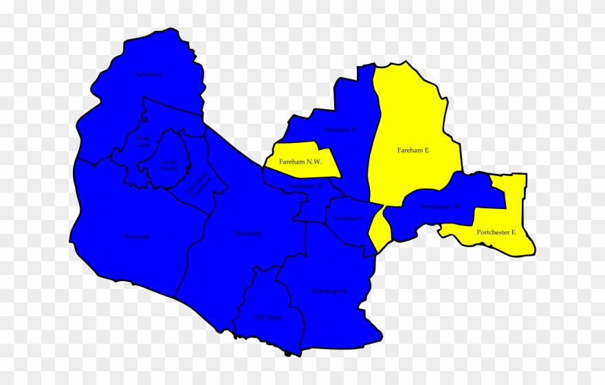 Fareham Council Wards Clipart