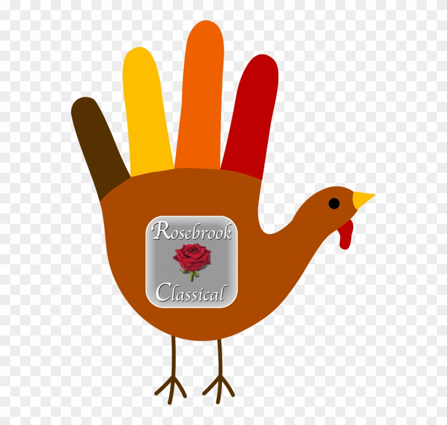 Meat Paper Clip Pencil - Hand Turkey - Png Download