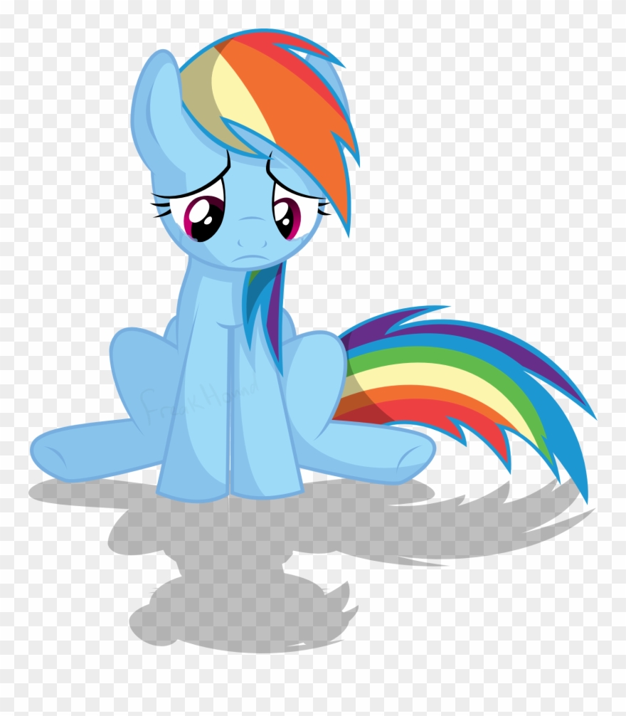 Artist Crosspone Ponything Rainbow Dash Artistcrosspone - Rainbow Dash Cry Clipart