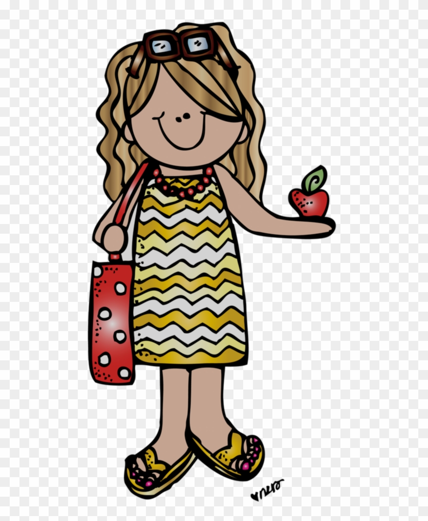 Caricaturas De Dibujos Infantiles Bonitos Jen R 2 Short - Melonheadz Teacher Clipart - Png Download