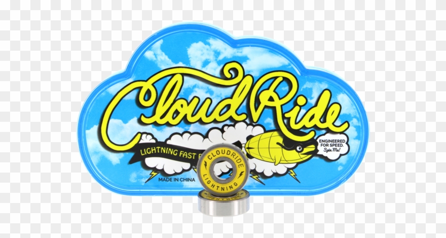 Cloud Ride Lightning Abec 7 Bearings - Cloud Ride! Lightning Abec 7 Bearing Set Clipart