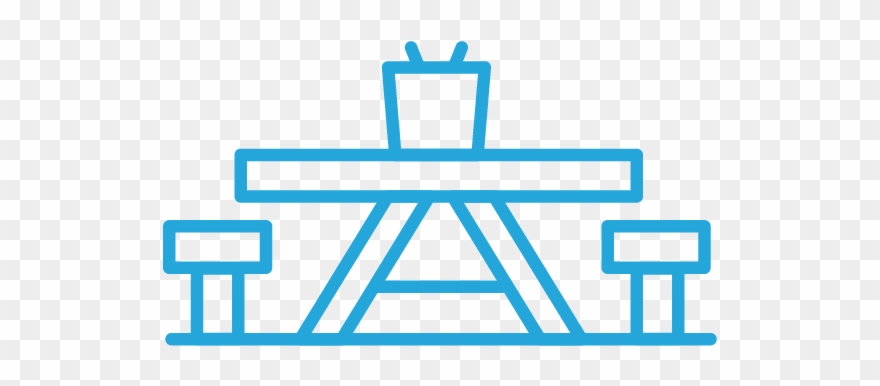 Zona De Picnic - Drawing Clipart