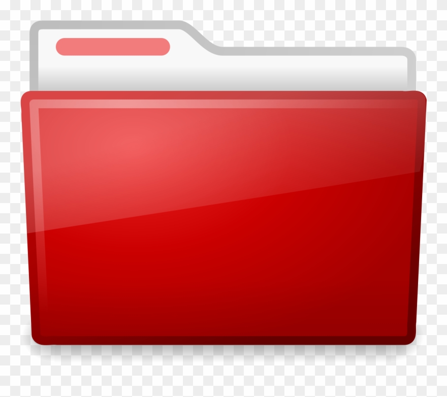 Red File Folder Vector Clipart Image - Imagem De Arquivo Png Transparent Png