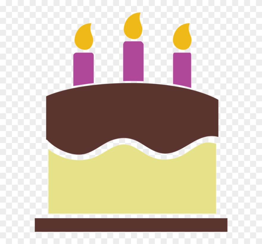Free Birthday Icon Download - Birthday Cake Vector Icon Clipart