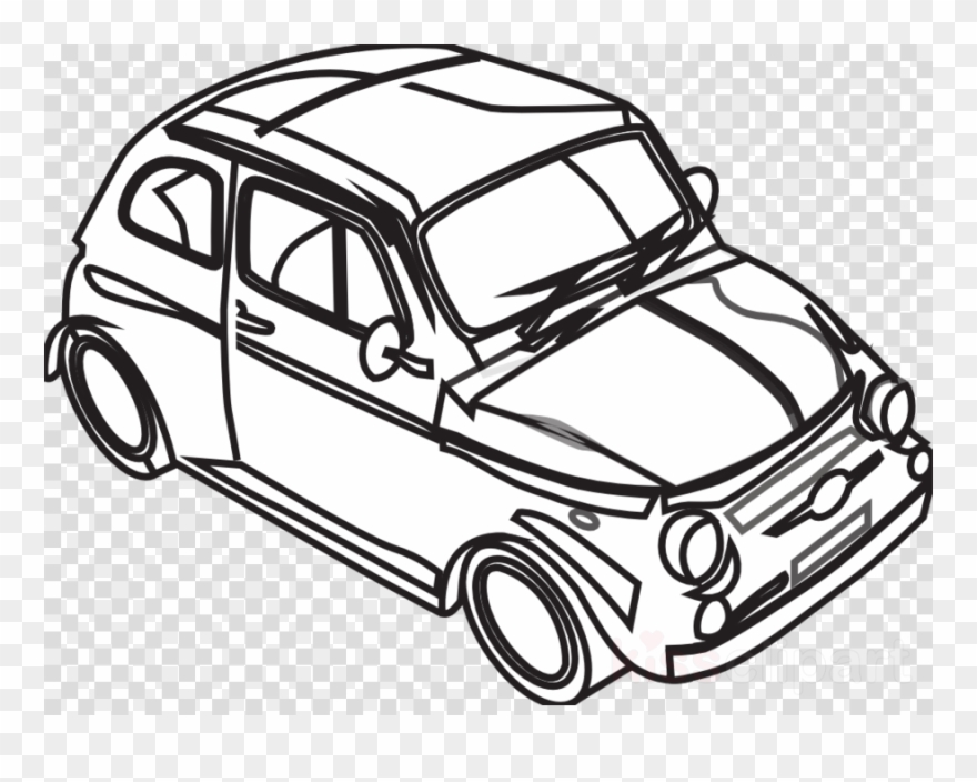 Black And White Picture Of Car Clipart Sports Car Clip - Clip Art Black And White Car - Png Download