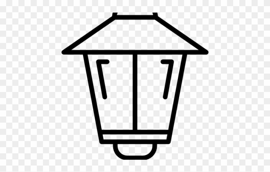 Lamp Post Clipart Lamplight - Street Light - Png Download