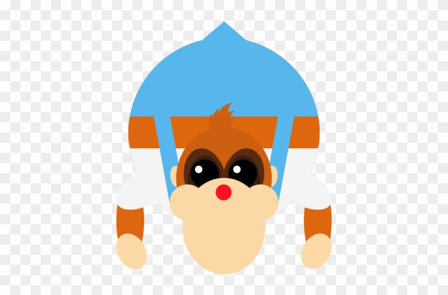 This Kong Has A Funny Face - Cartoon Clipart