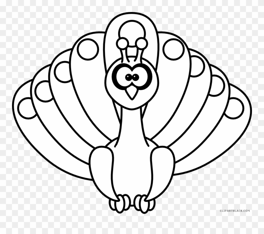 Head Clipart Peacock - Peacock Clip Art - Png Download