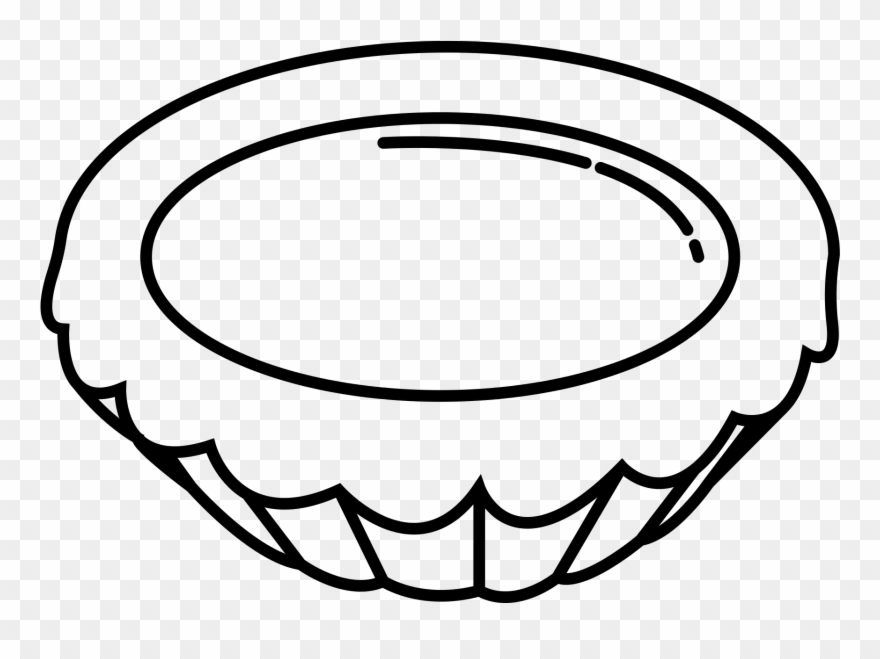 Open - Drawing Of A Tart Clipart