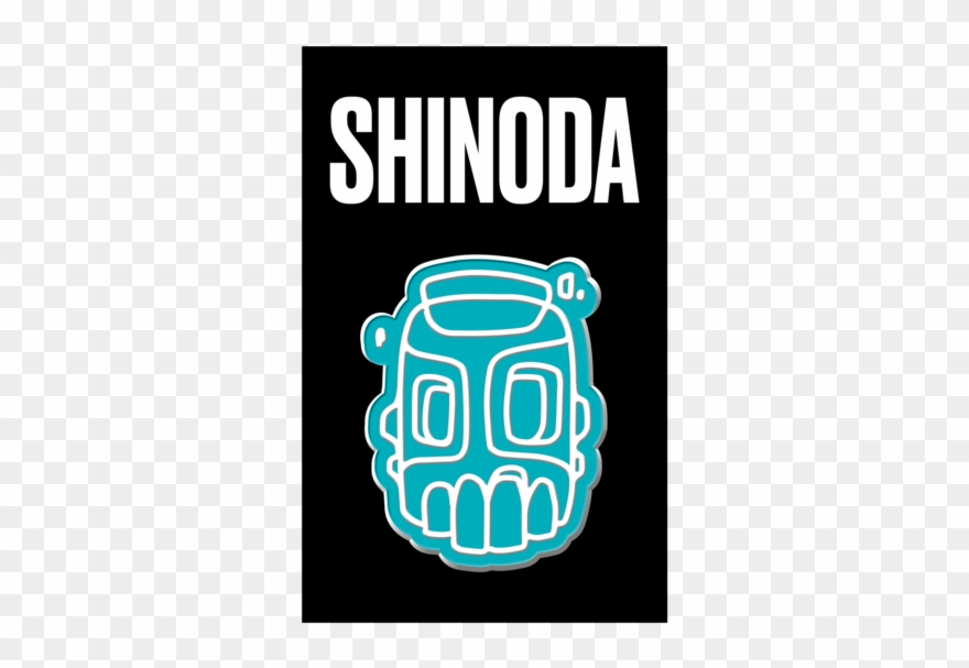 Shinoda Skull Enamel Pin - Mike Shinoda Post Traumatic Artwork Clipart