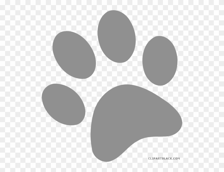 Dog Paw Prints Clipart - Clip Art - Png Download