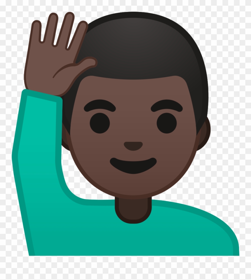 Noto Emoji Oreo 1f64b 1f3ff 200d - Arm Raising Emoji Clipart