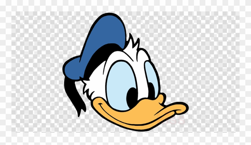 Donald Duck Face Clipart Donald Duck Clip Art - Girl Swimming Cartoon - Png Download