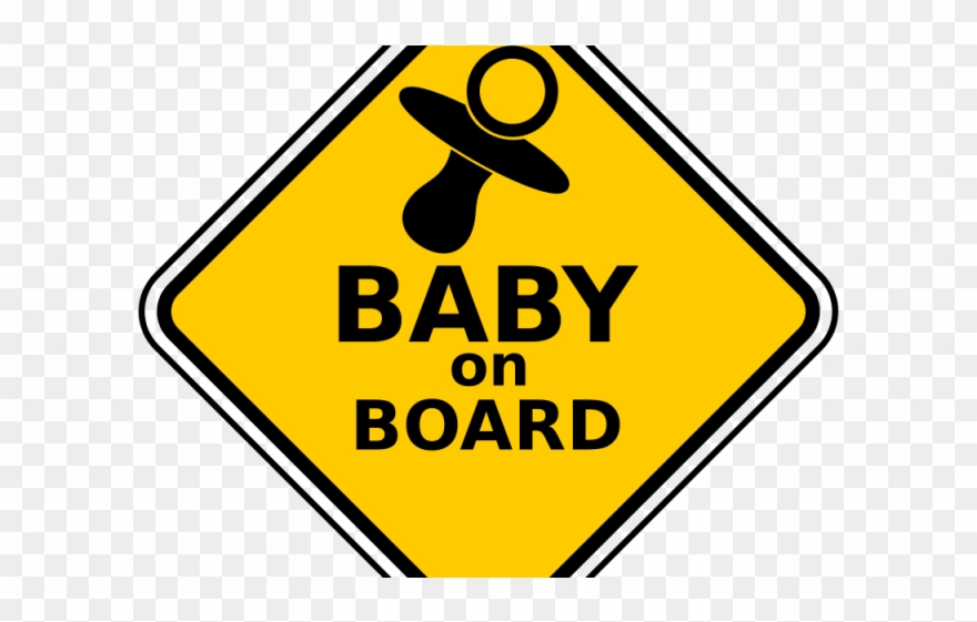 New Baby Clipart - Baby On Board - Png Download