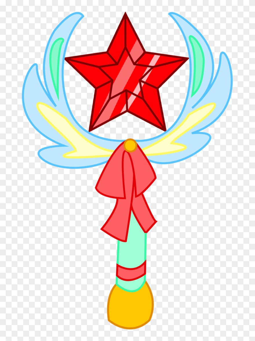 Butterfly Wand By Xxfrostflare - Brown Vector Shape Clipart