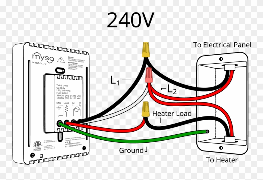 240v Wiring Diagram - Wiring Diagram Clipart