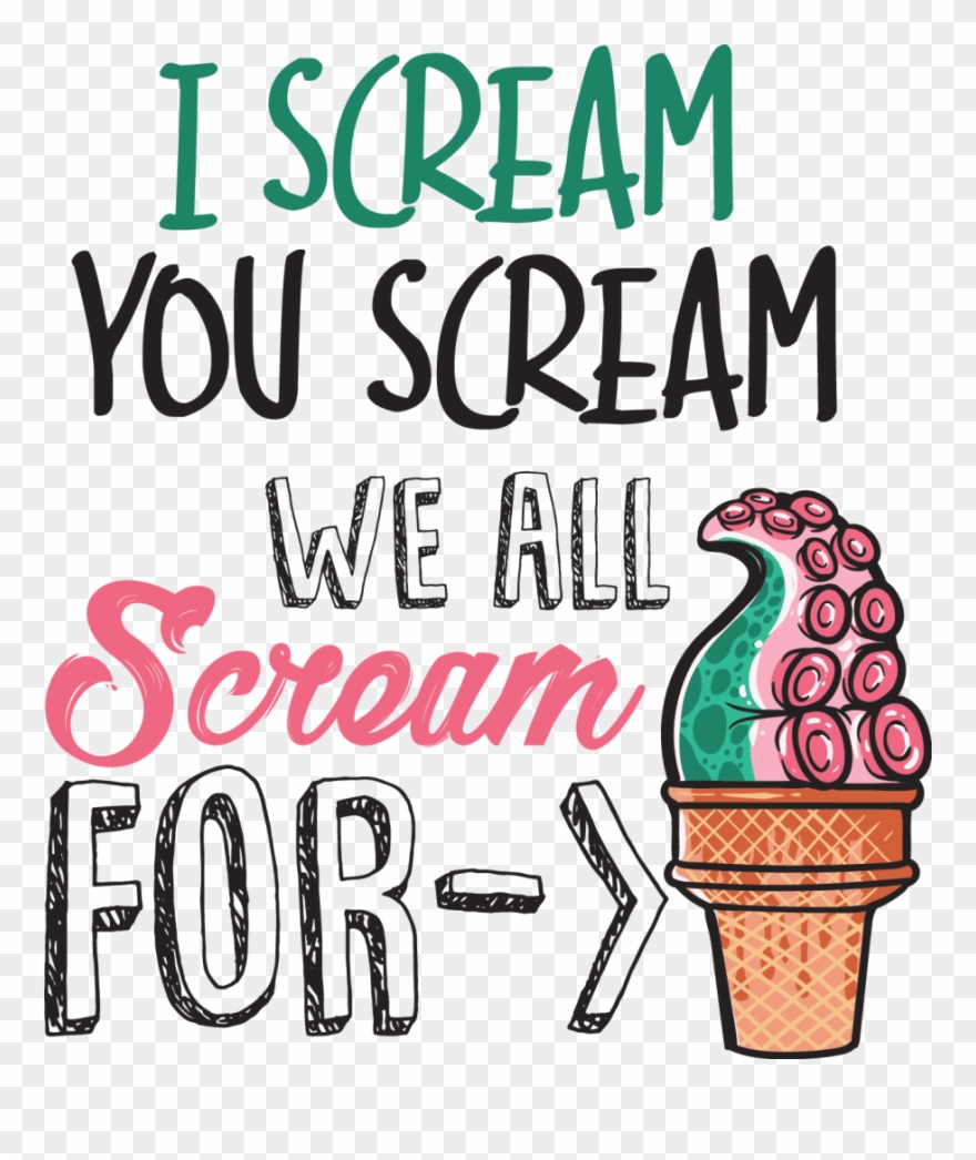 Ice Cream Buy T Shirt Design - Ice Cream Clipart