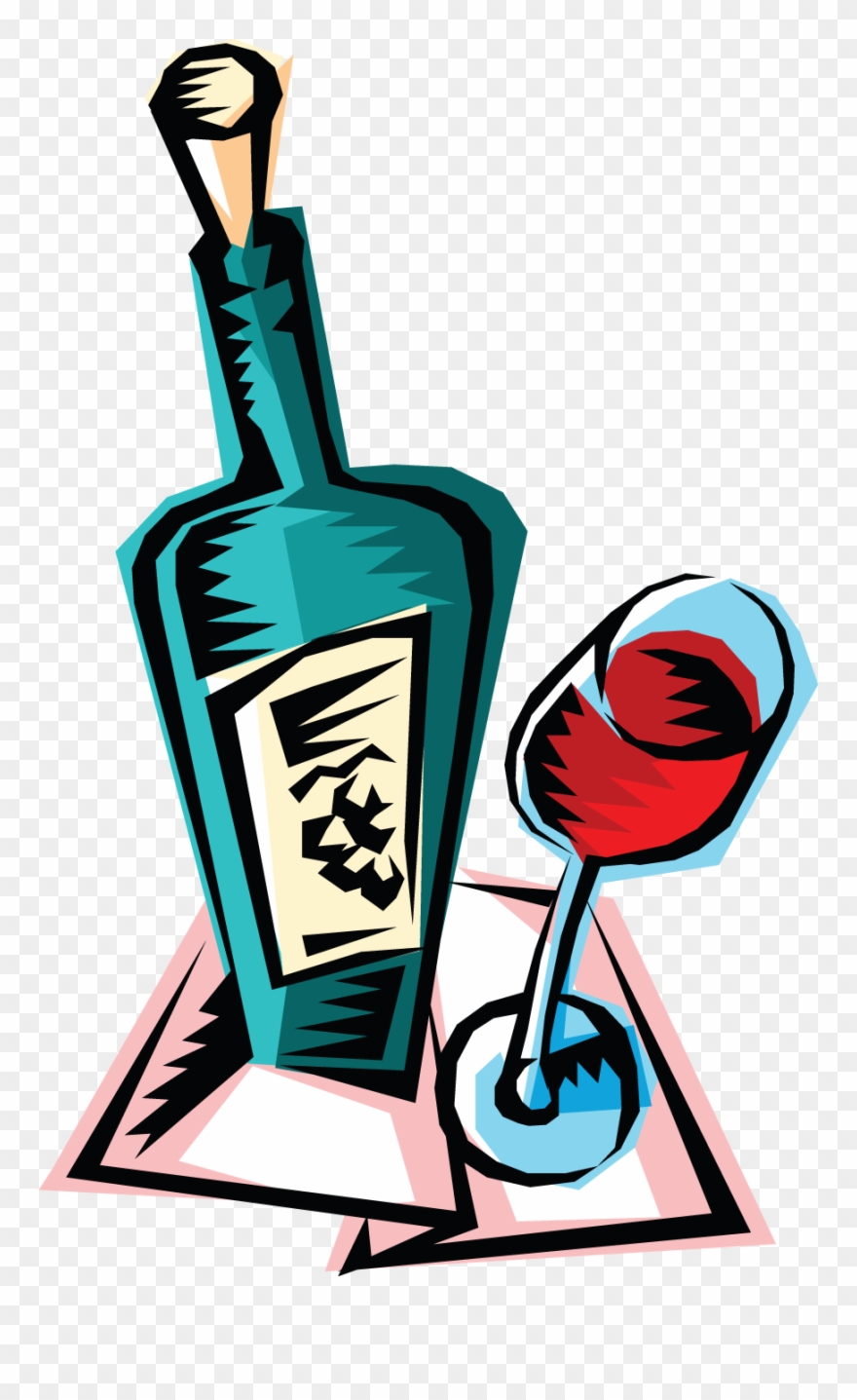 Butyl34 - - Бутылка Вина Рисунок Png Clipart