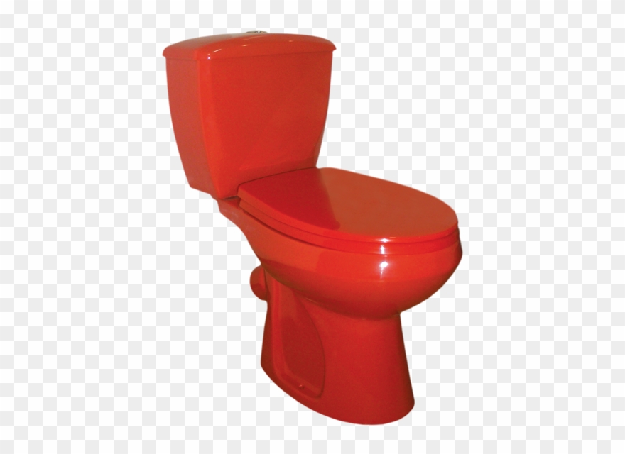 Toilet Png - Red Toilet Png Clipart