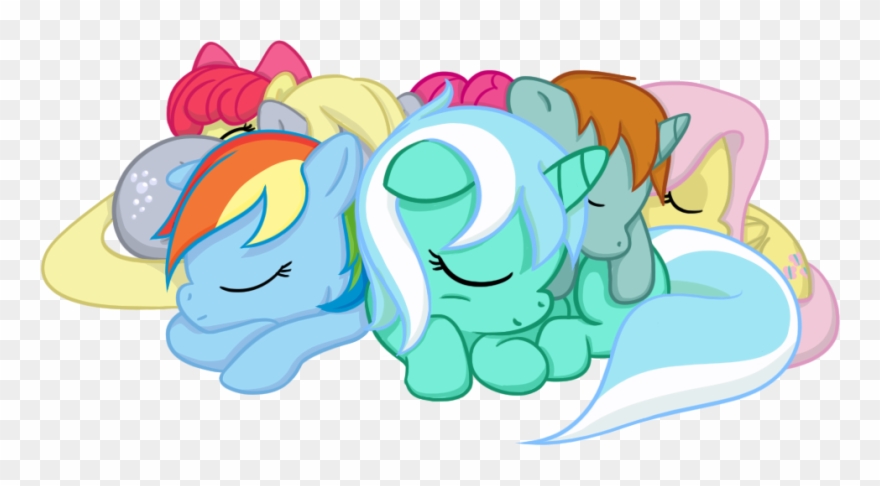 Pony Rarity Pinkie Pie Mammal Cartoon Vertebrate Horse - My Little Pony Sleeping Ponys Clipart