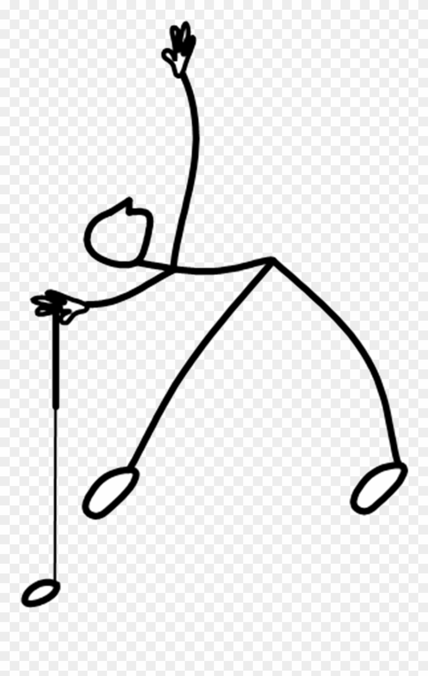 Yoga For Golfers Triangle Pose - Yoga For Golfers Clipart