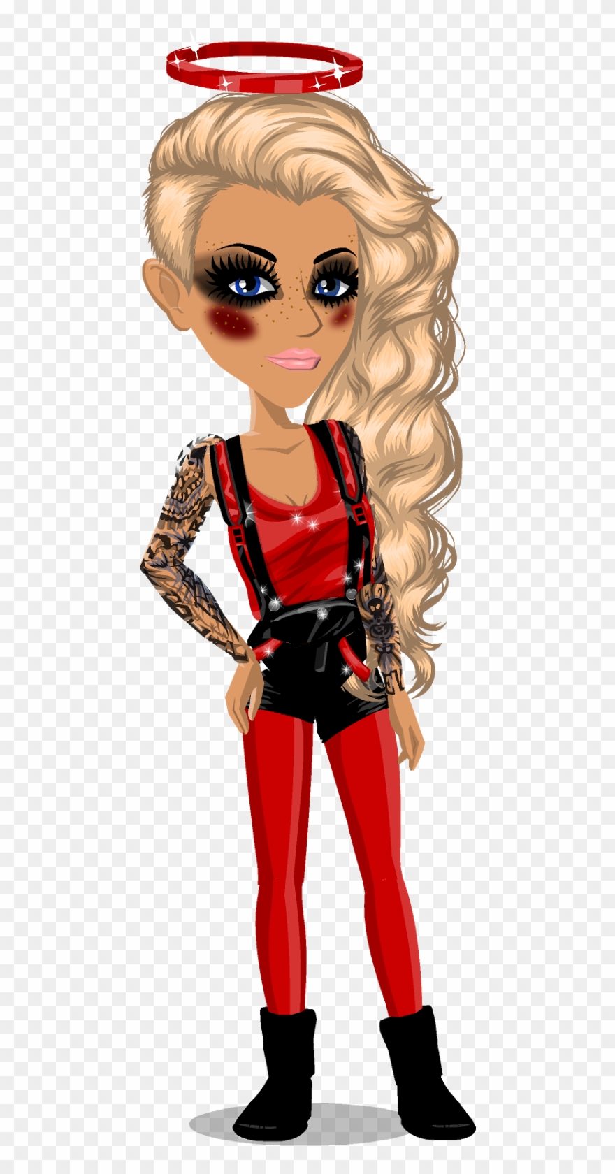 I Am Totally In Love With This Rocker Chic Devil Girl - Moviestarplanet Devil Clipart