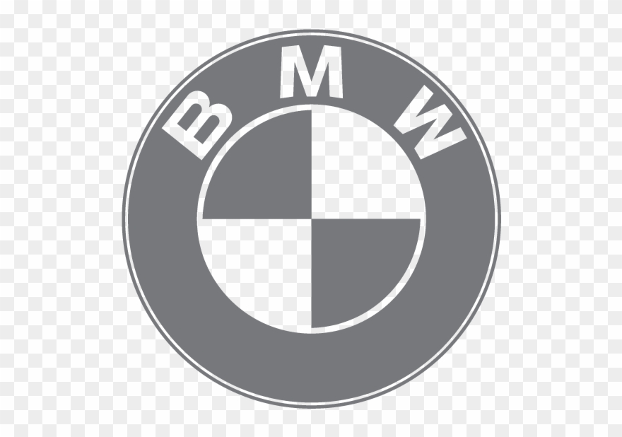 Our Work - White Bmw Logo Png Clipart