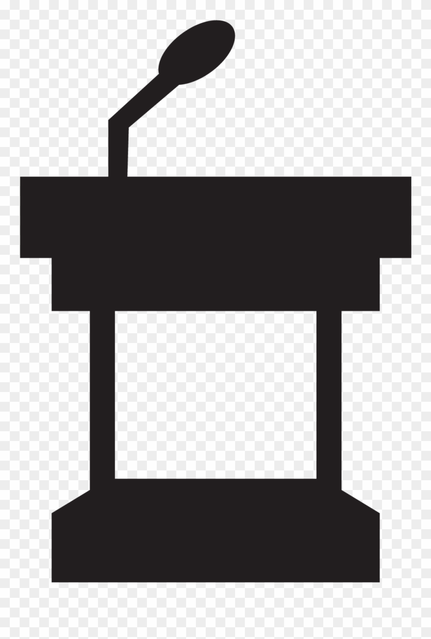 Request A Presentation - Transparent Background Podium Clipart - Png Download