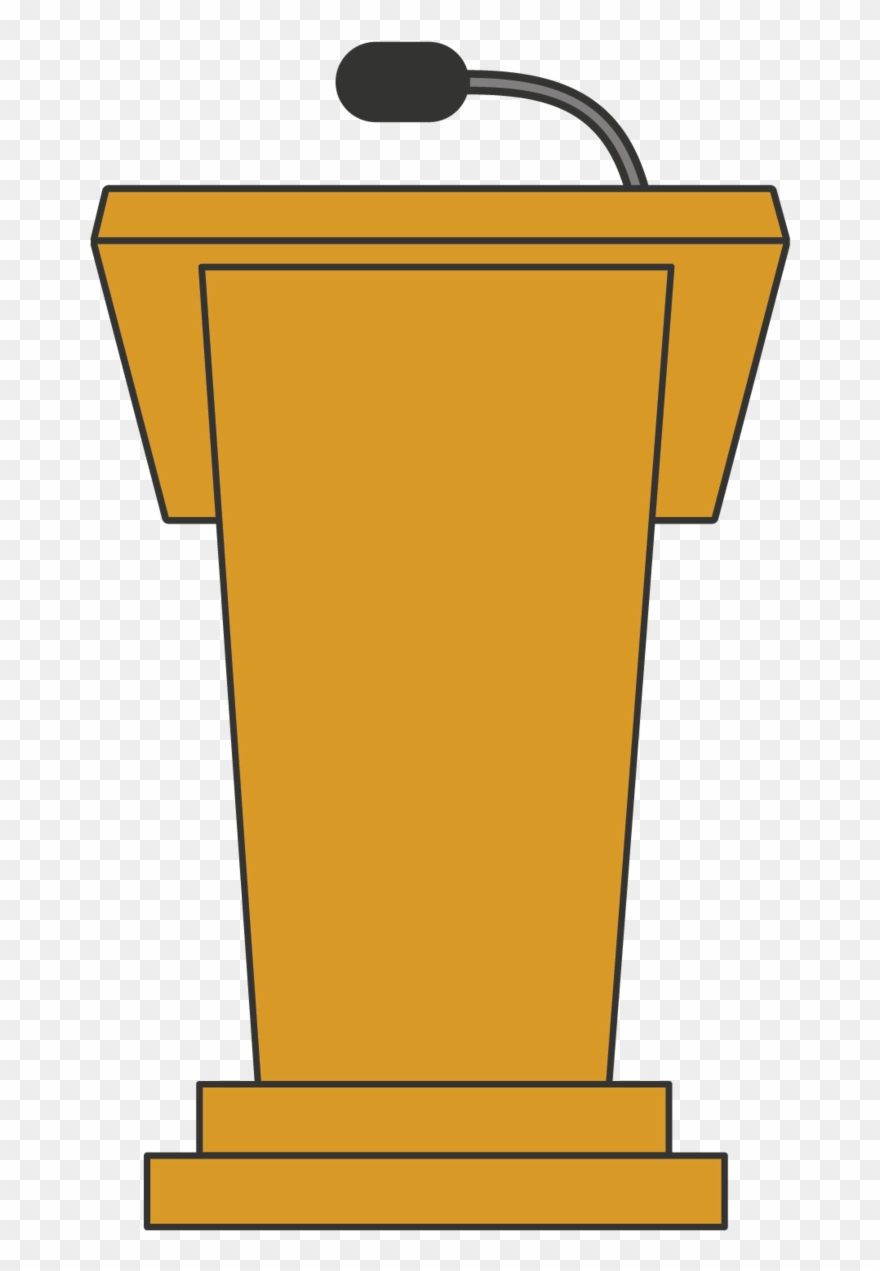 Podium Clipart Lectern - Podium - Png Download
