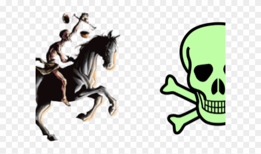 Famine Clipart Lack Food - Skull And Crossbones Throw Blanket - Png Download