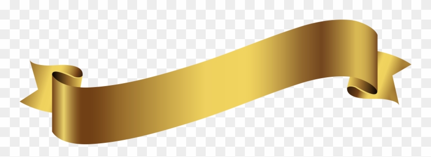 Gold Banner Transparent Background Clipart