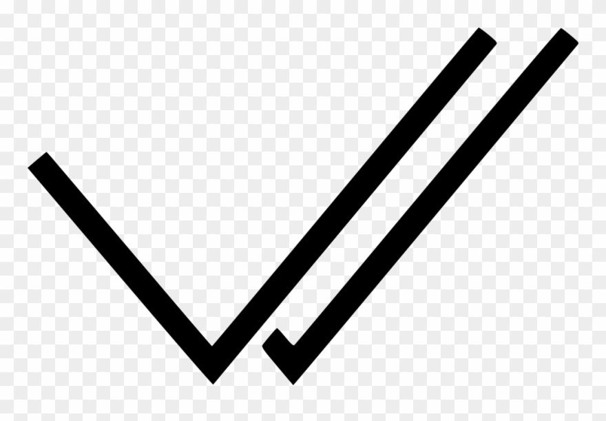 Double Check Png Clip Art Library Library - Double Check Svg Transparent Png