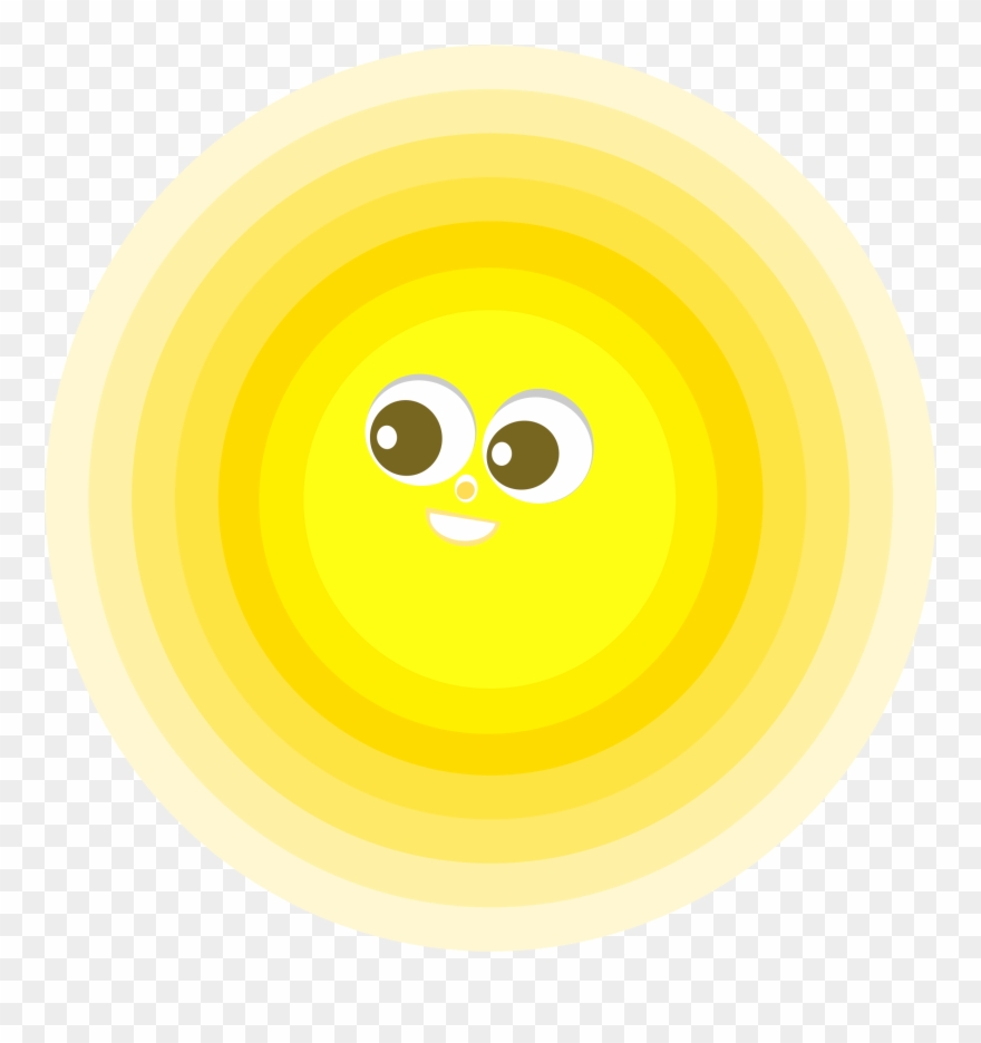 Smiling Sun Character, Radiating - Def Leppard Adrenalize Clipart