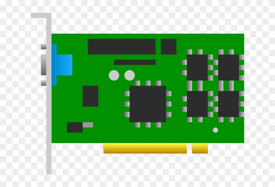 Pci Video Card Icon - Videocard Icon Png Clipart