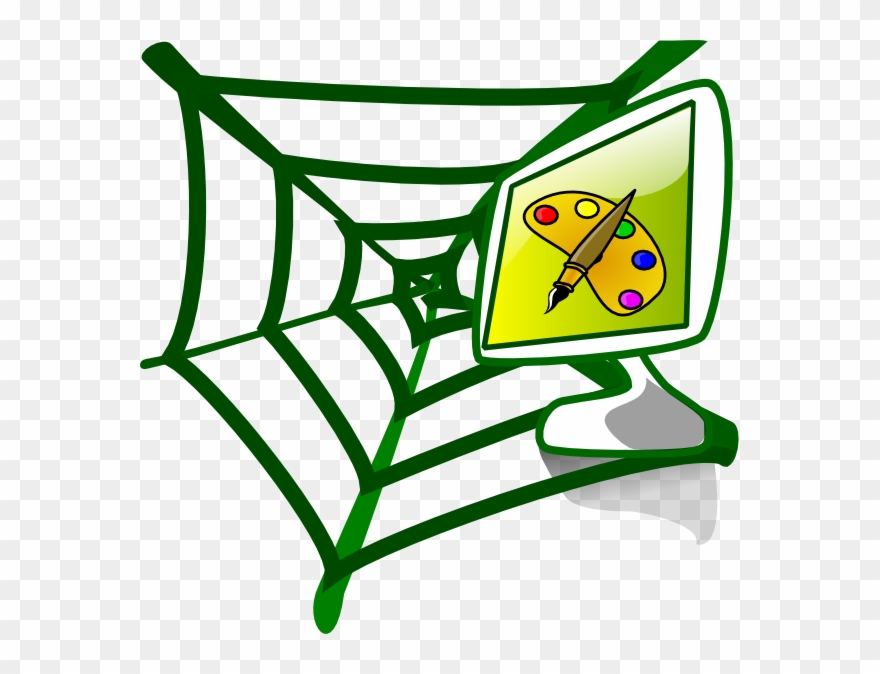 Spider Web Png Green Clipart
