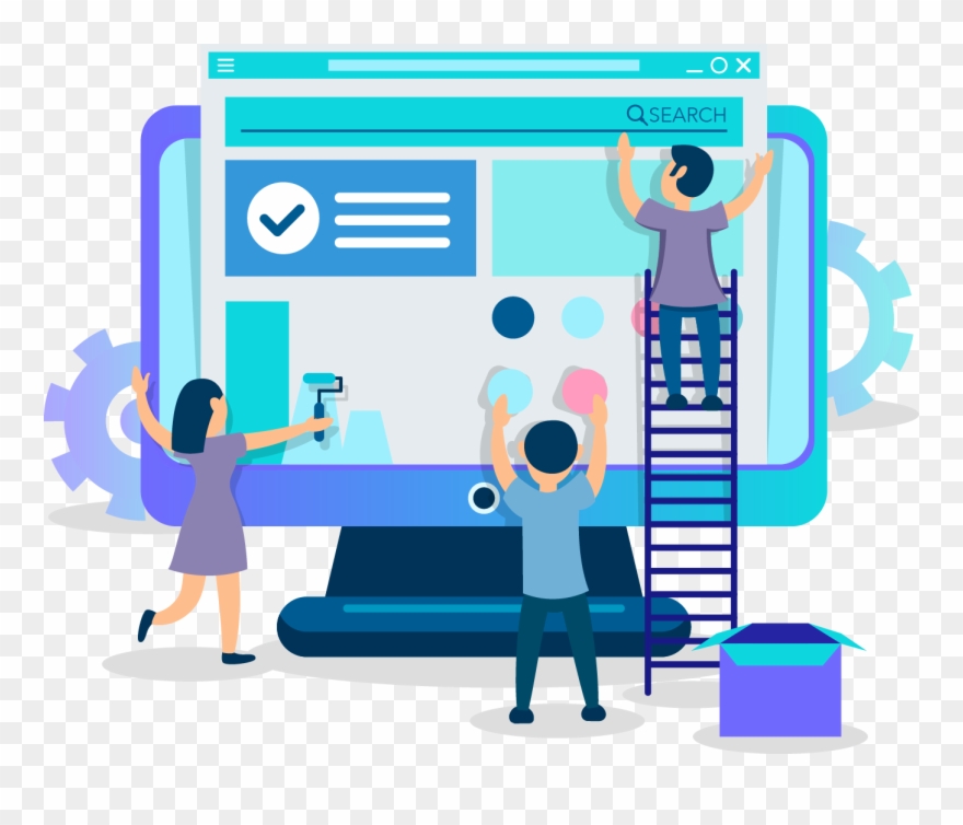 Website Design & Development - Software Hiring Clipart