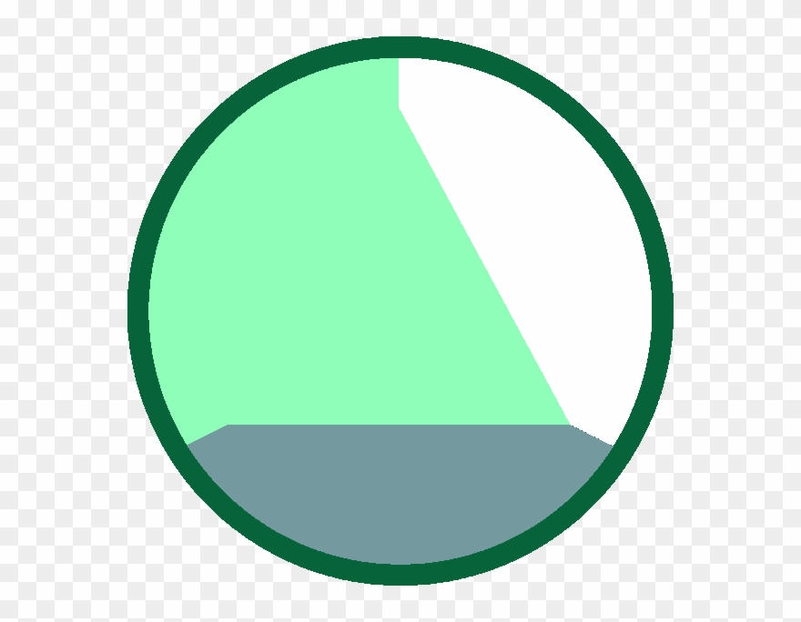 Sapphire Green Light Gem - Steven Universe Sapphire Gem Png Clipart